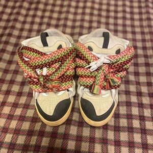 Lanvin Multicolor High-Top Sneakers